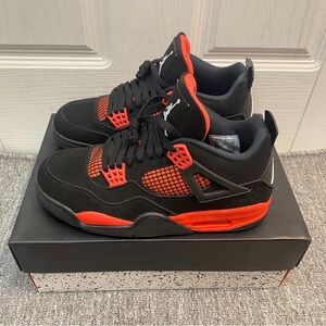 Nike Air Jordan 4 Retro Red Thunder Men's Shoes